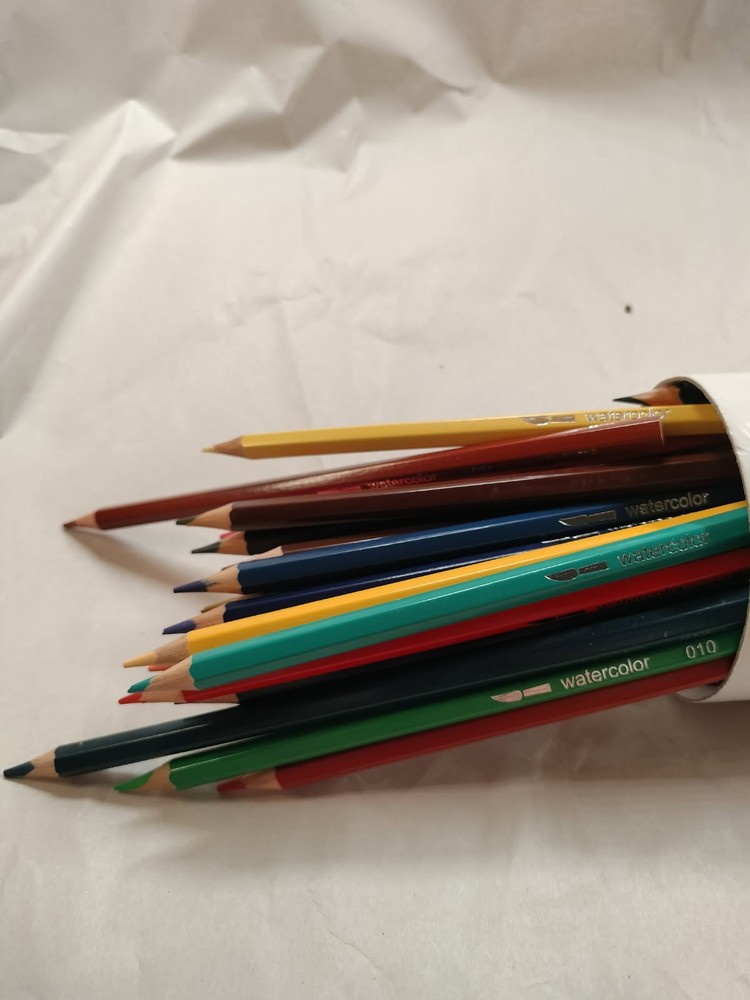 H&B 72 Watercolored Pencils Water Soluble