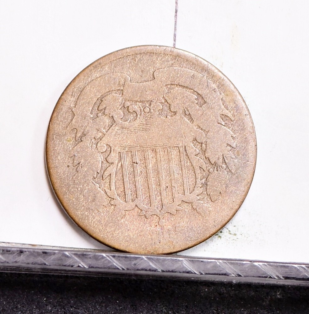1865 Two Cent Piece - AG (#57183-L)
