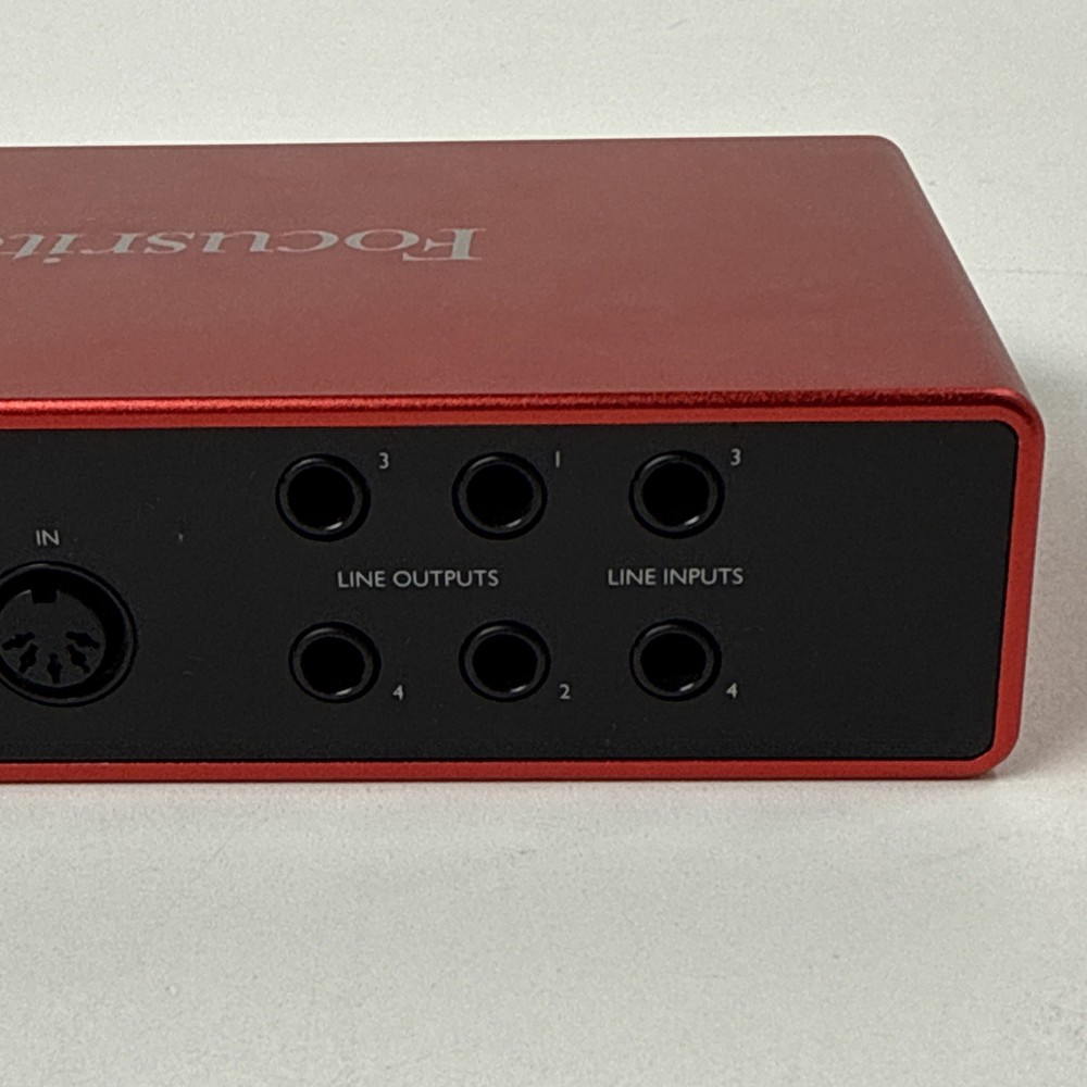 Focusrite Scarlett 4i4 3rd Gen USB Audio Interface Tested Working