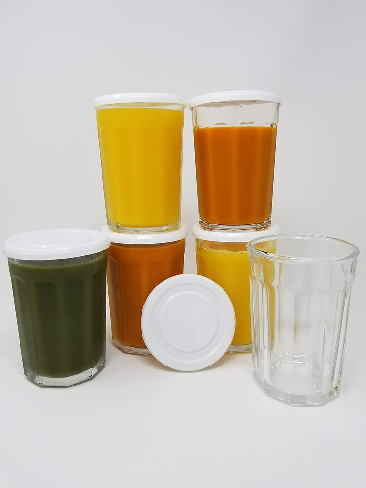 White Plastic Lids fits Luminarc Working Glass 6 Pack
