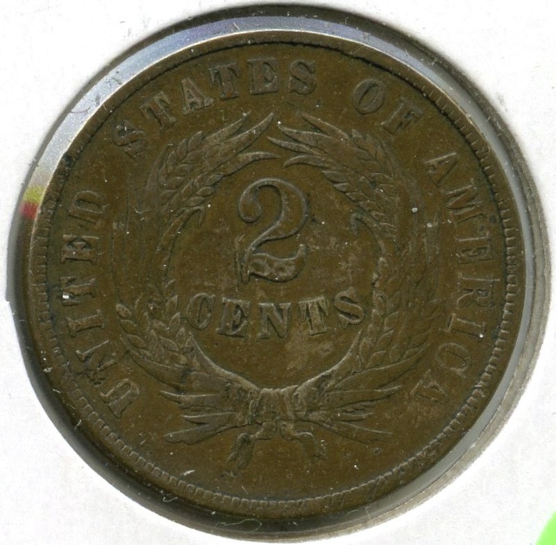 1869 2-Cent Coin - Two Cents - Q432