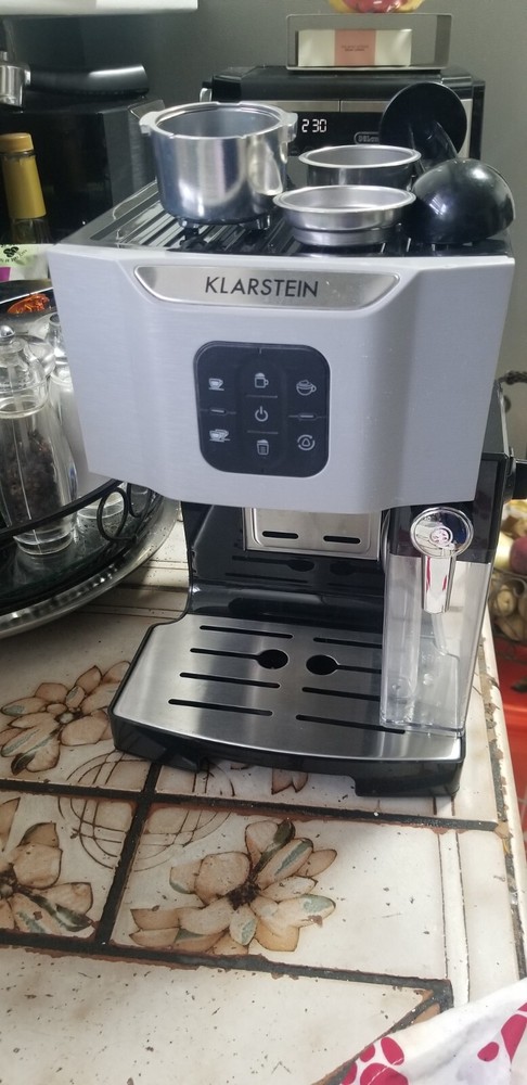 KLARSTEIN Coffee Maker Real Nice Self-Cleaning System 3-in-1 Function for Espres
