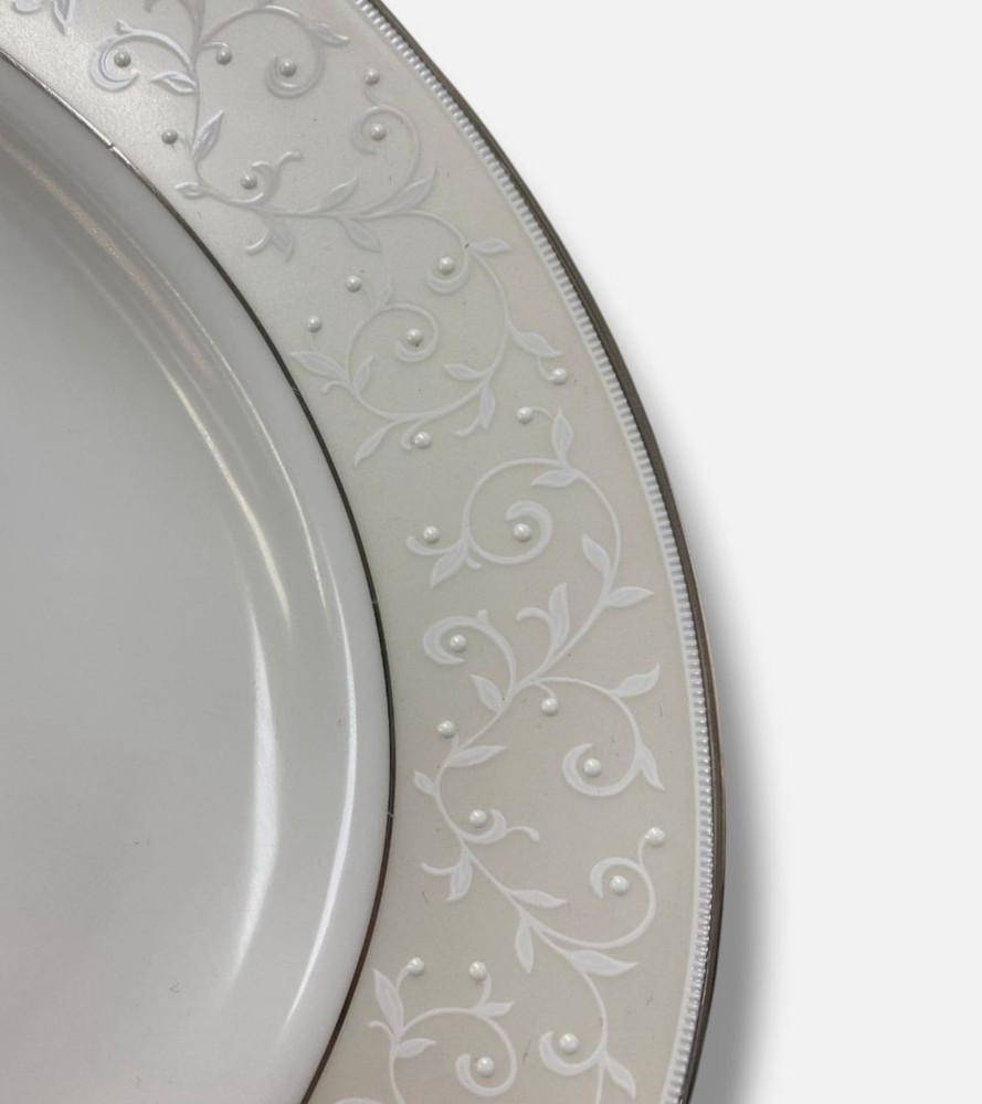 Lenox White Opal Innocence 16" Oval Serving Platter