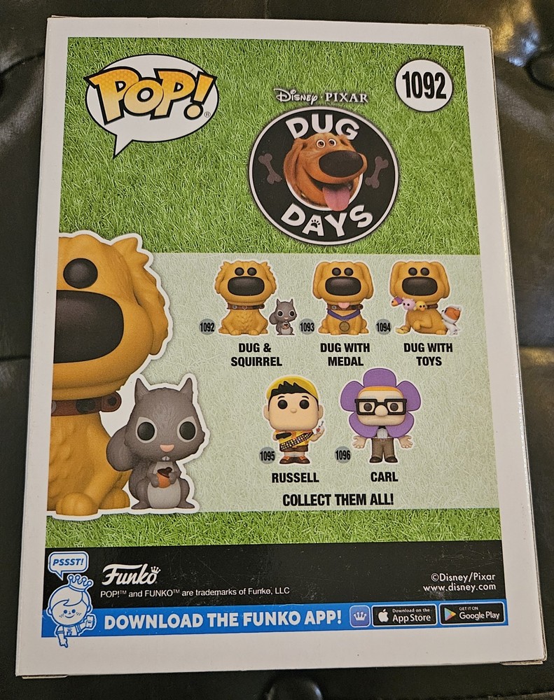 Funko Pop Disney : Dug Days ~ Dug & Squirrel #1092