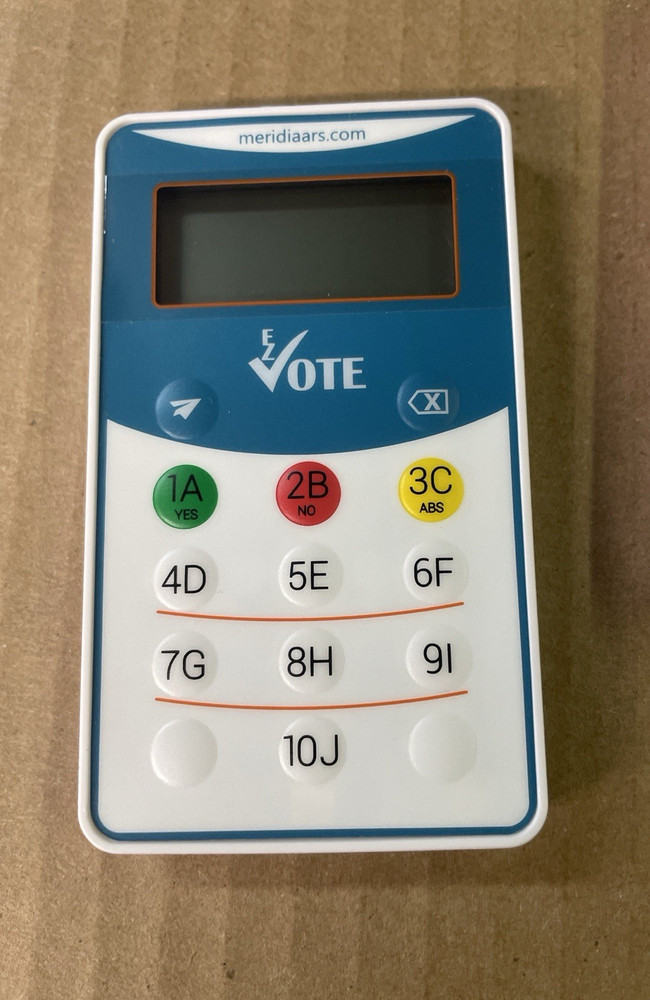 Meridia EZ-VOTE Audience Response System clickers w/ USB receiver MD-EA1000