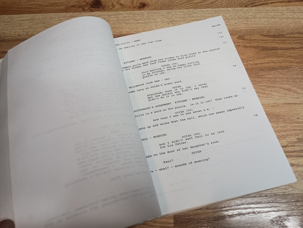 Original SCRIPT SIX DEGREES OF SEPARATION By JOHN GUARE WILL SMITH With Article