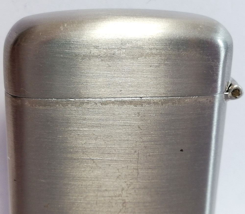 Lucky Strike Metal Match Case. Used