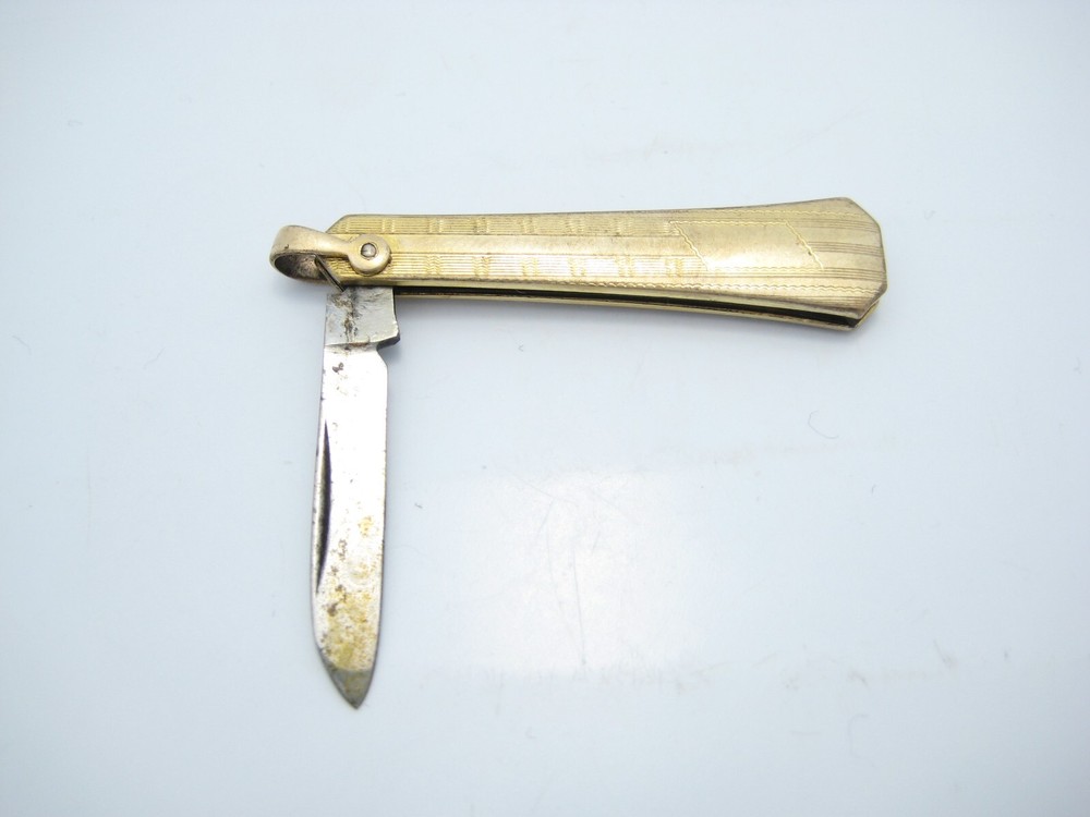Vintage Gold Filled Single Blade Pocket Knife