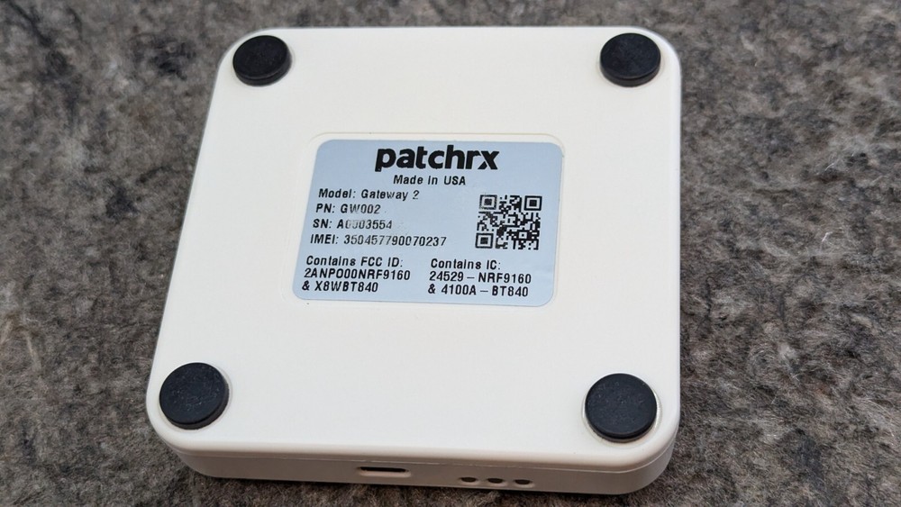 PatchRX Gateway 2 GW002 - Powers On