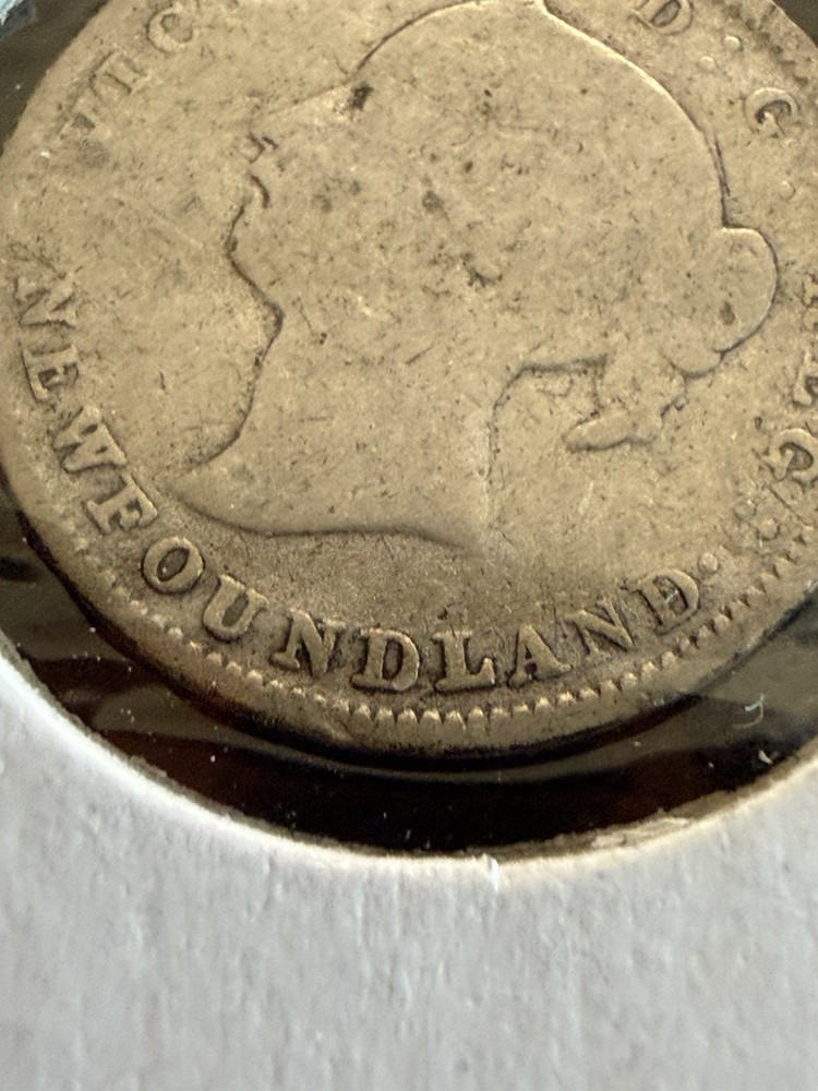 1896 Newfoundland 5 Cents Silver