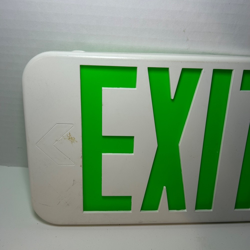 Lithonia Lighting Green Emergency Exit Sign Cover Only