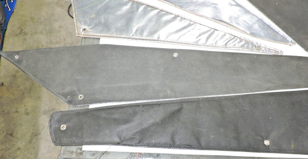 Flexible heatshields w/ eyelits Assorted sizes NICE NASCAR