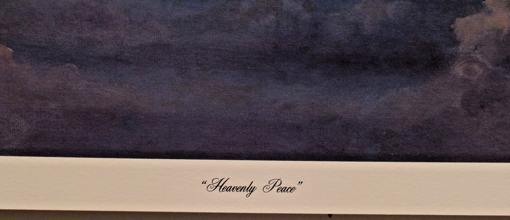 DELTA AIRLINES POSTER HEAVENLY PEACE
