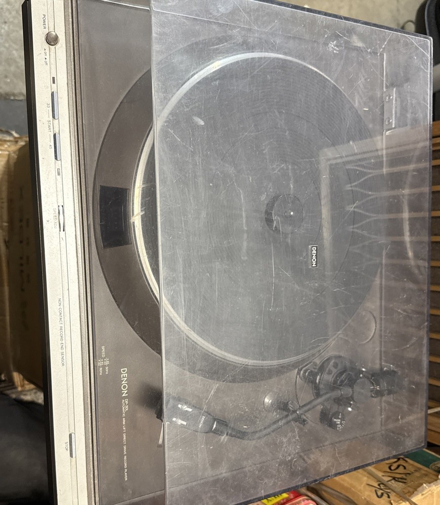 Denton Dp30l Turntable Tested Vintage