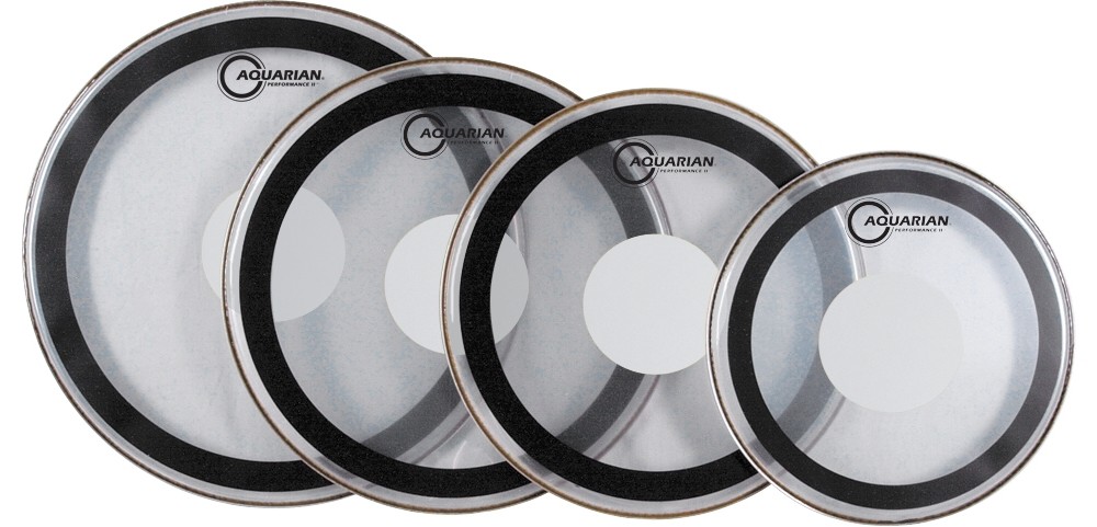Aquarian Performance II Power Dot Drumhead 18 in.