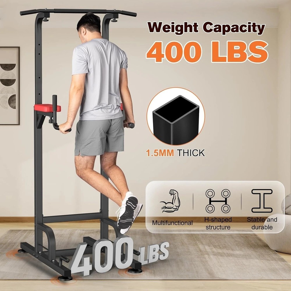 Relife Power Tower Pull Up Bar Station - 400 lbs Capacity