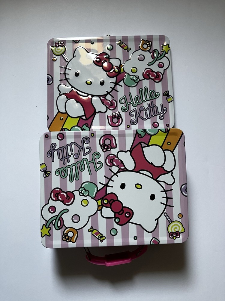 Sanrio Hello Kitty Embossed Tin Lunchbox