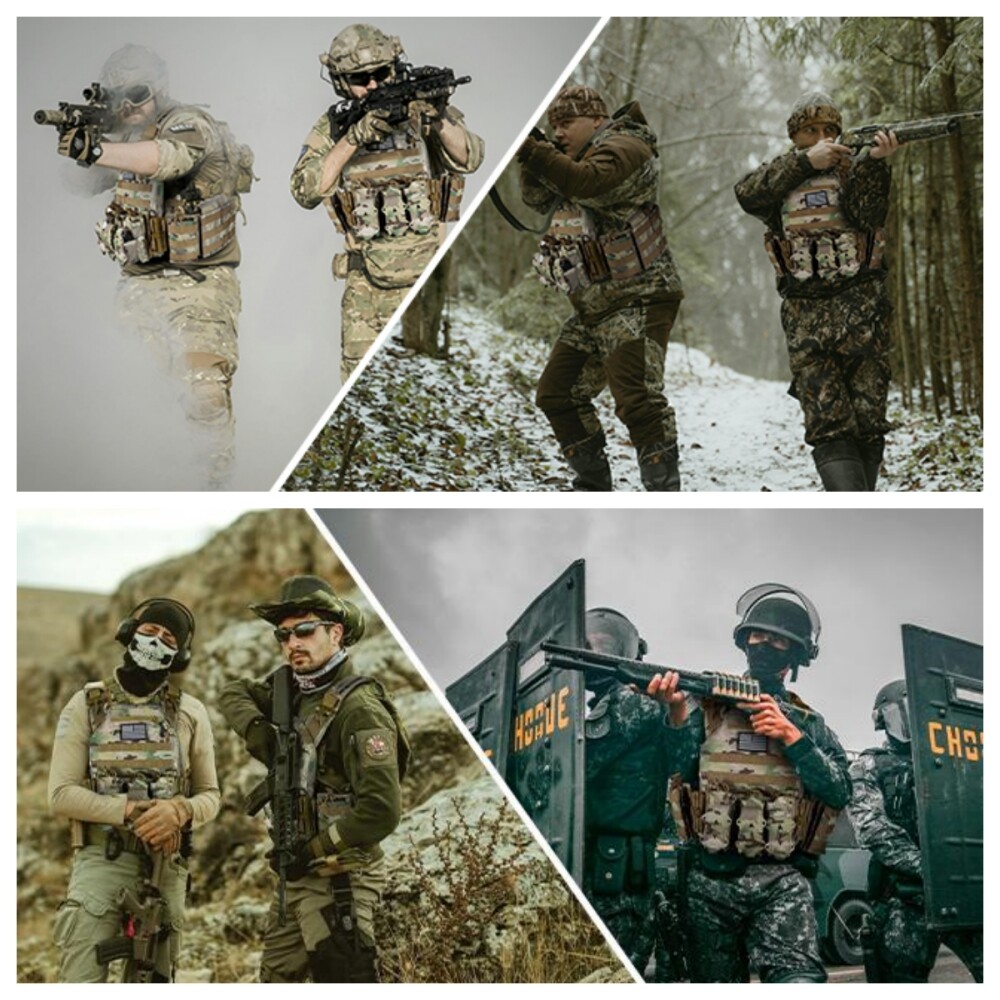 Combat Ready Weight Vest, Quick Access Pockets, Breathable Mesh, Adjustable