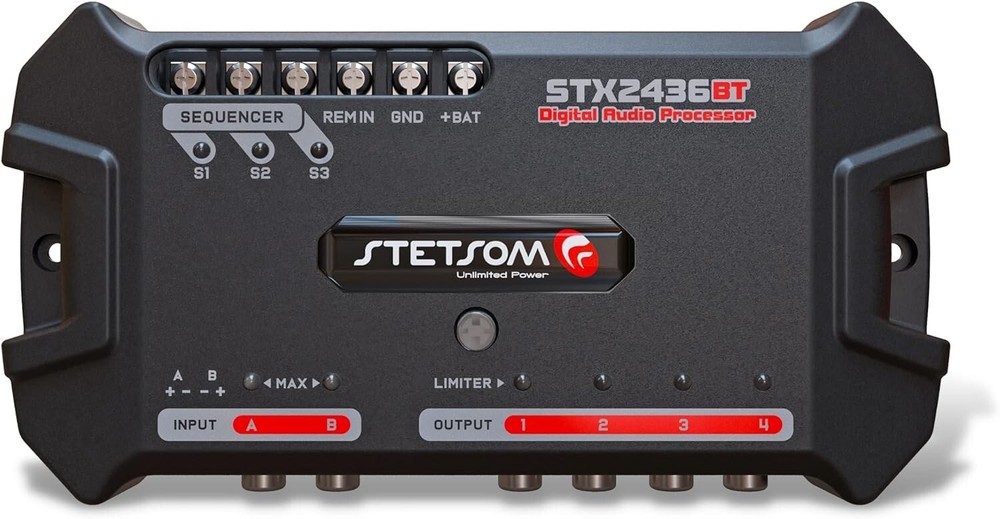 Stetsom STX 2436 Bluetooth DSP PRO - Digital Signal Processor - Audio Processor