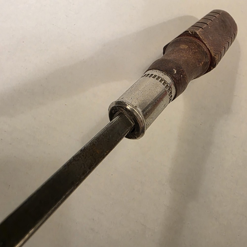 Flat Screwdriver Wood Handle 12"