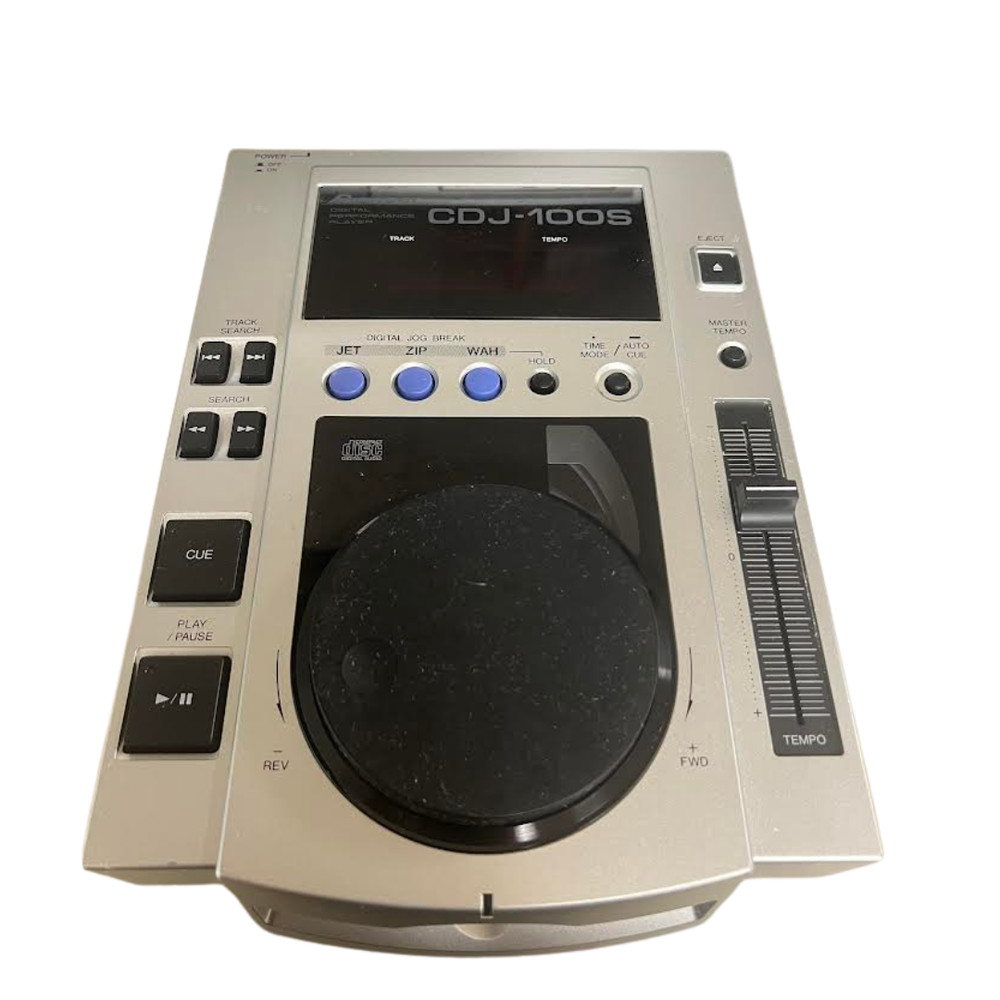 Pioneer DJ CDJ-100S CD Player silver Compact Disc Player [Not Tested]