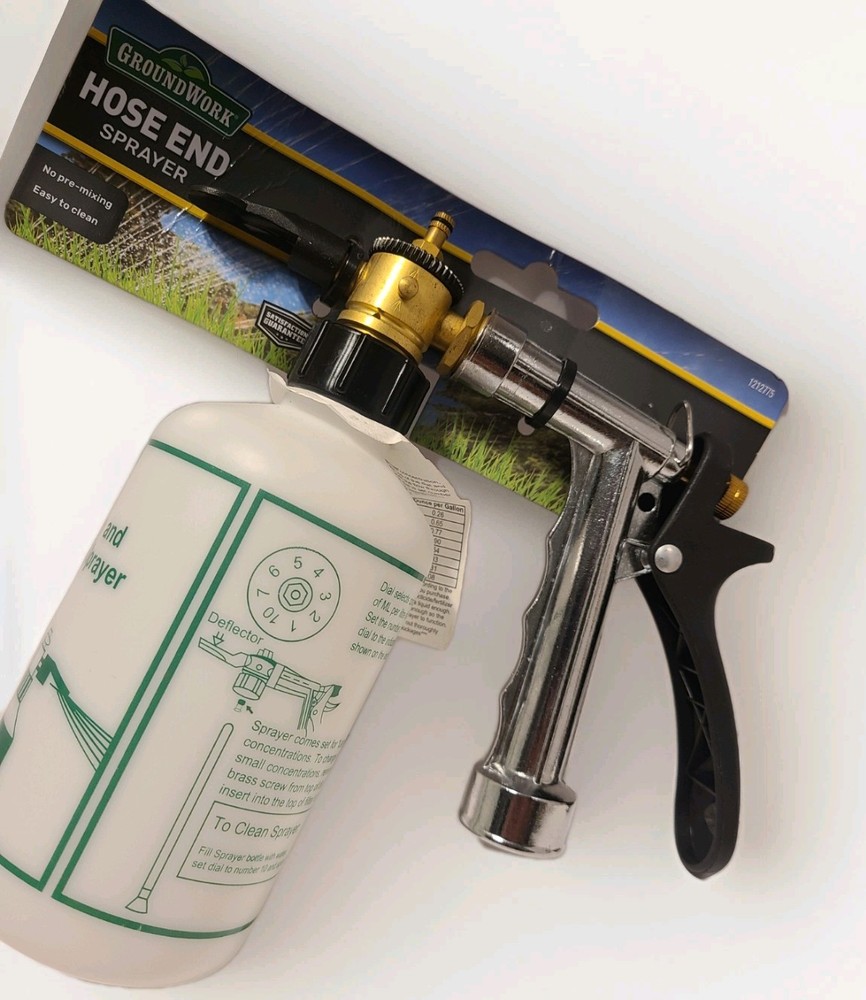 GROUND WORK HOSE END SPRAYER( Based on Walter pressure).