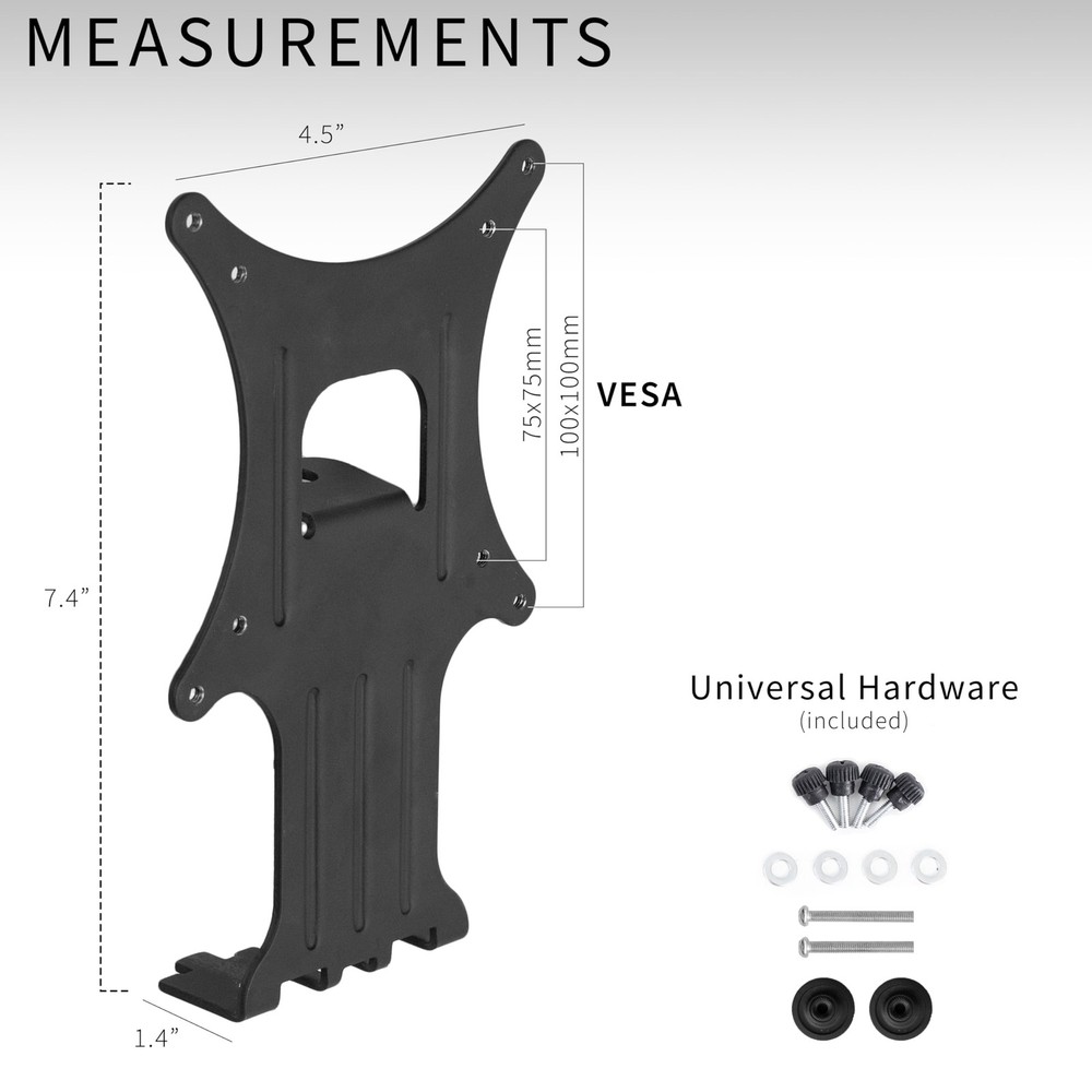 Quick Attach VESA Adapter Plate Bracket Designed for HP Pavilion Monitors 25x...