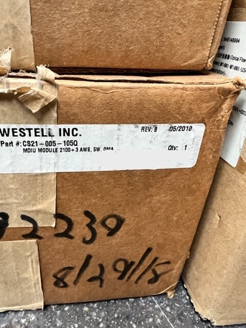 Westell MDIU Modular DAS Interface Unit CS21-005-105Q