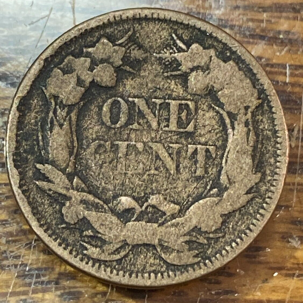 1858 Small Letters Flying Eagle Cent Nice Original Fine CHRC