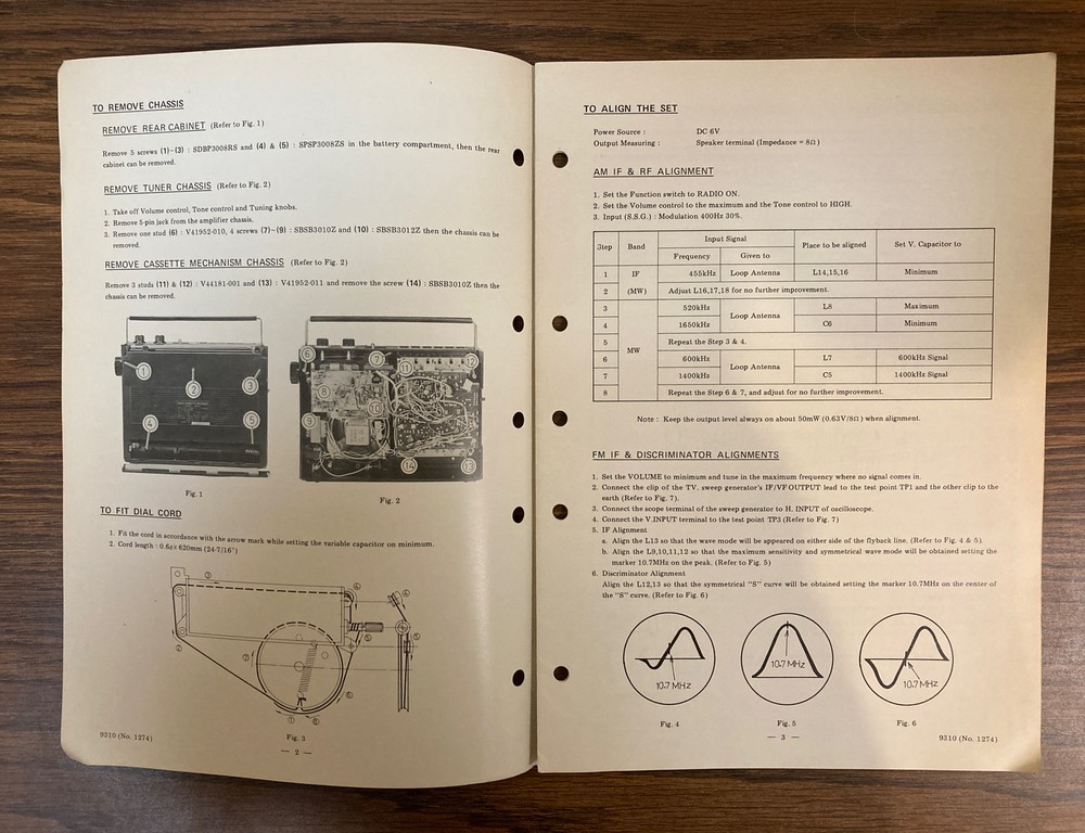 Original JVC Model 9310 Service Manual