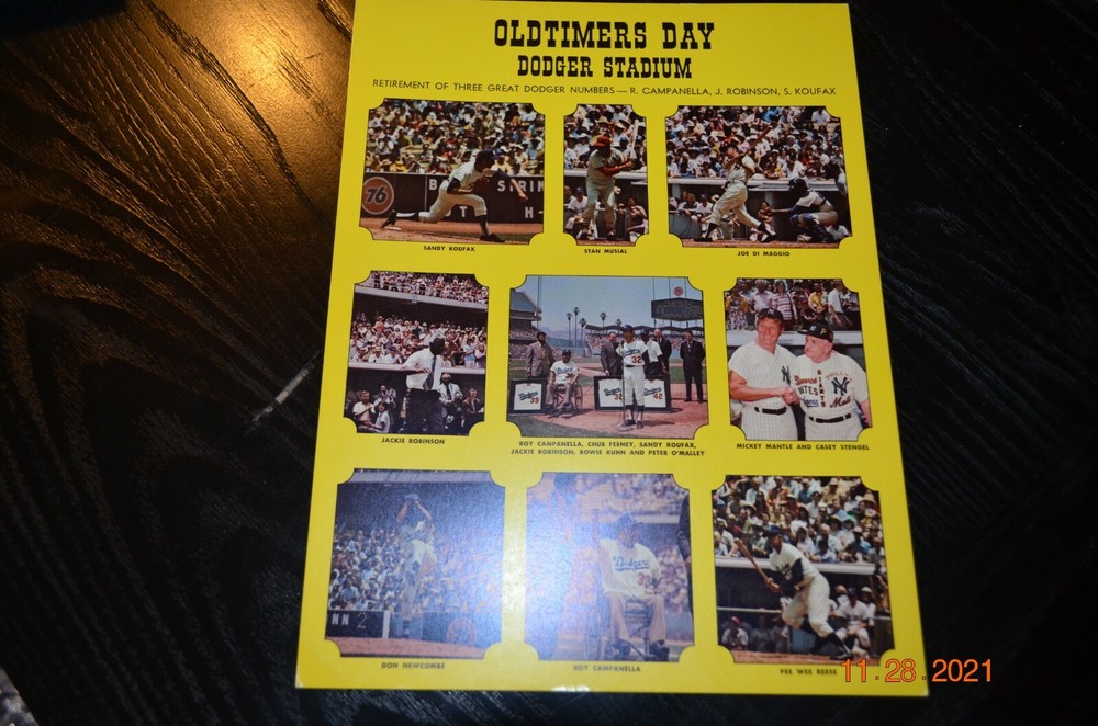 1972  OLD TIMERS DAY PROGRAM