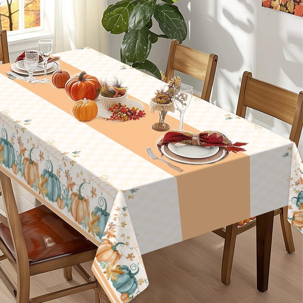 2 PCS Thanksgiving Disposable Tablecloths