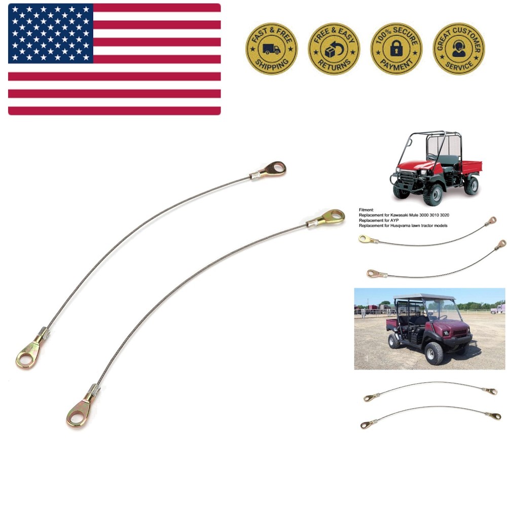 Mule 3010 Mule Cable-Tail Gate Cable Hook，2PCS Tailgate Cable Hook 53045‑1065...