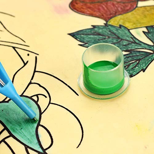 300PCS Flat Bottom Assorted Tattoo Ink Caps Mixed Ink Cups Small Medium Large
