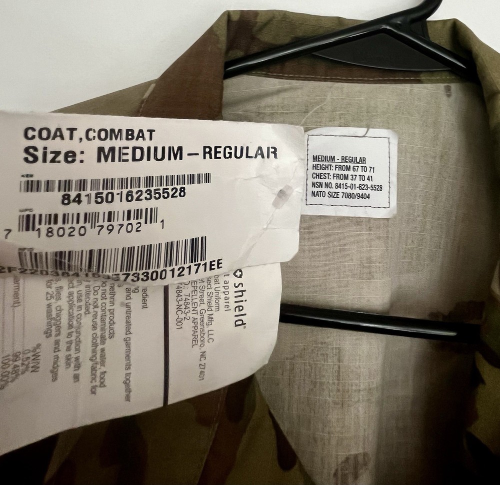 New With Tags - Combat Coat, Army, OCP - MEDIUM-REGULAR