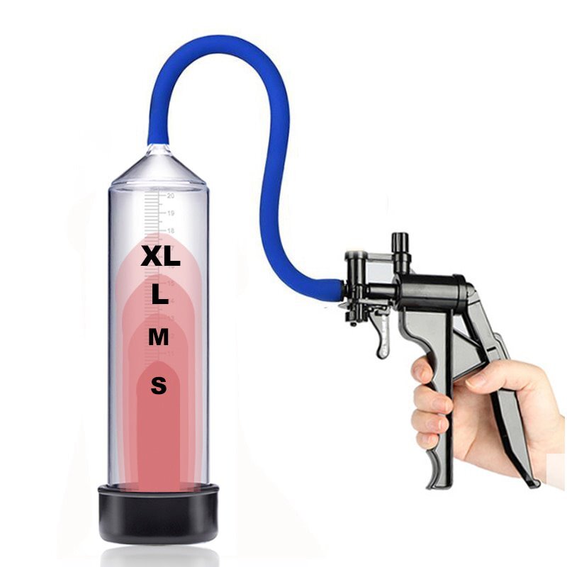 Pull Trigger Handle Vacuum Penis Pump Male Enhancement Enhancer Enlarger