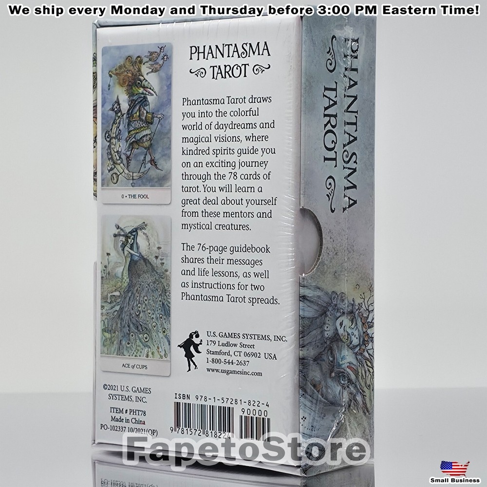 U.S. Games Systems - Phantasma Tarot Tarot Set, Oracle Deck and Guide Set