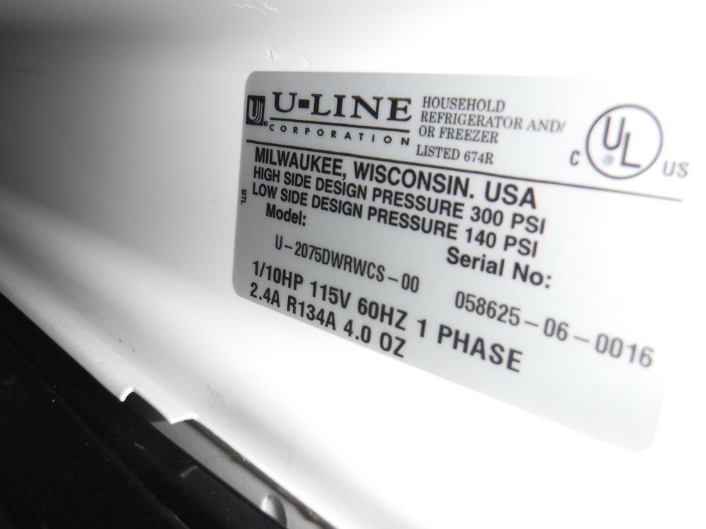 U-Line Wine Captain 2000 Series wine drawers