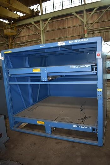 2000 LB PROPER STORAGE SYSTEMS "APH2000-72X72-2" ROLL-OUT RACK CABINET - #30318