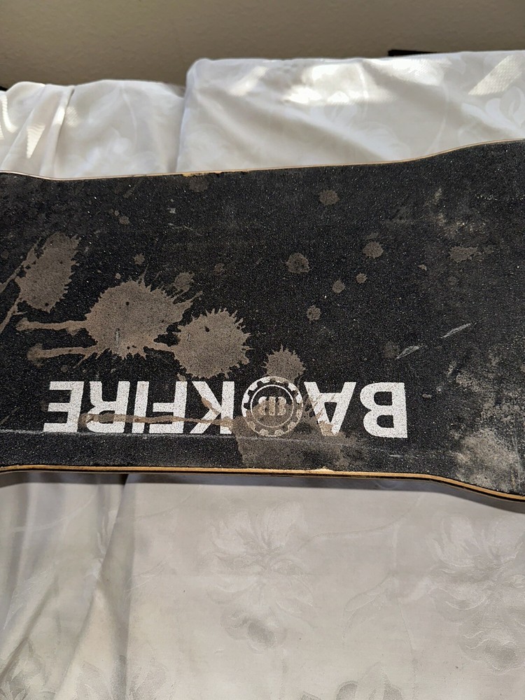 Backfire Electric Longboard Missing Parts Not Tested