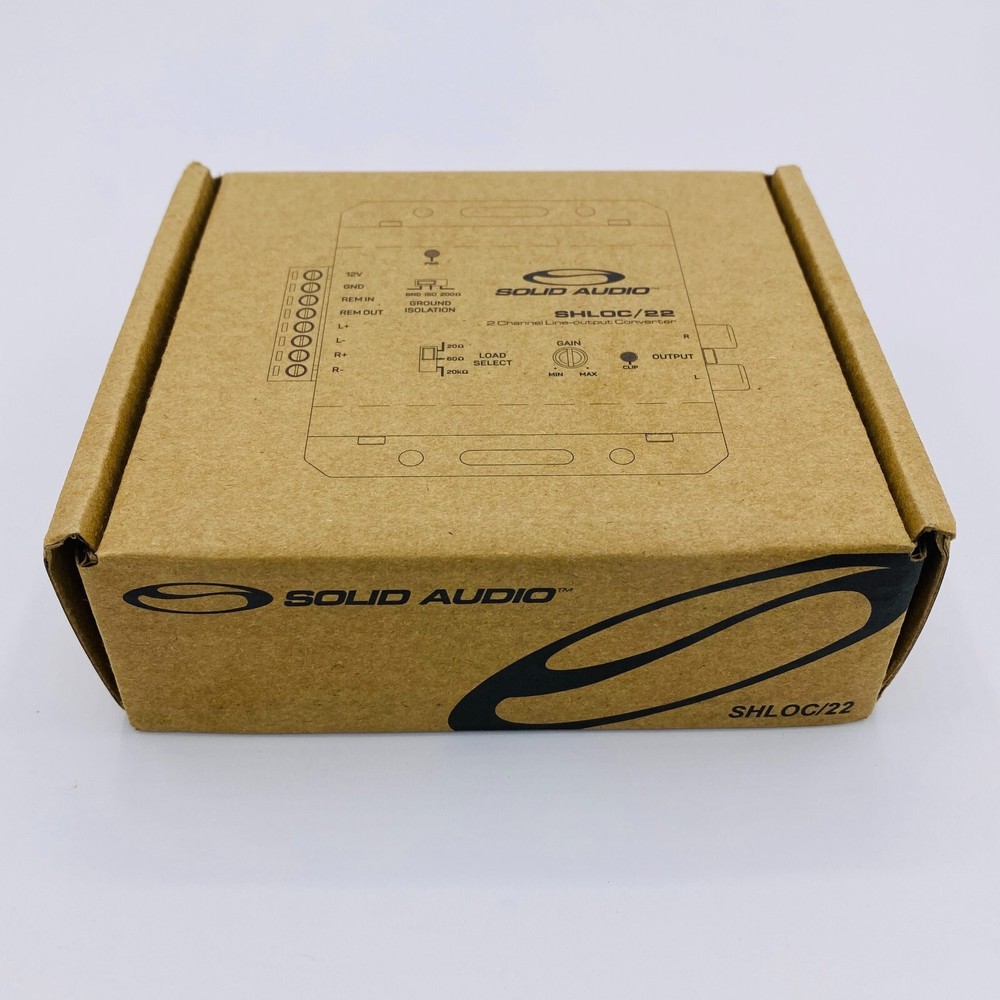 Solid Audio 2-Channel Active Line Output Converter with Auto Turn On SHLOC/22