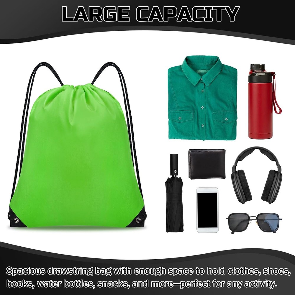 Drawstring Backpack Bulk 60 PCS, Bags String Multicolor