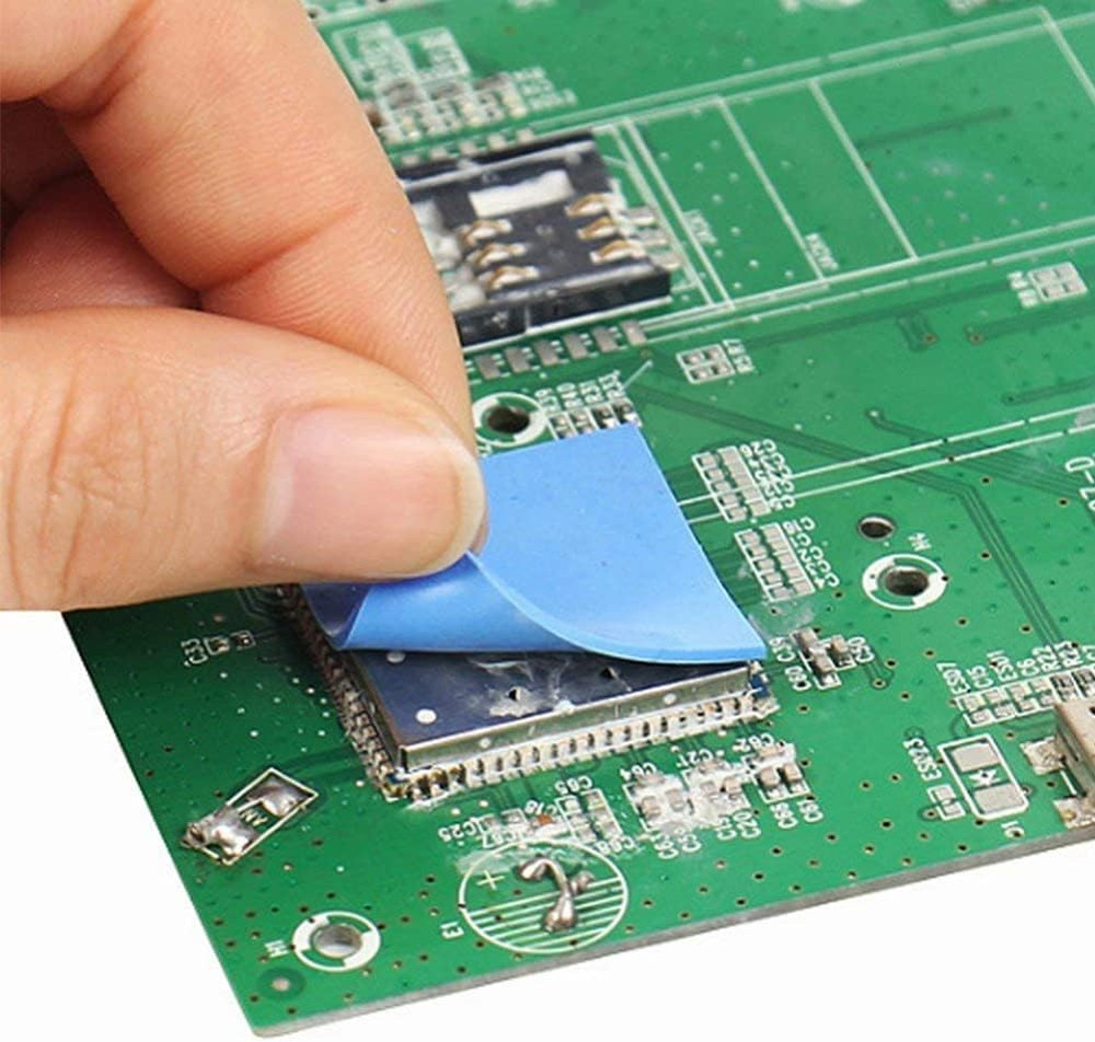 4 Pack Thermal Pads 100x100mm (0.5-2mm) for Laptop, CPU, GPU, SSD Cooling
