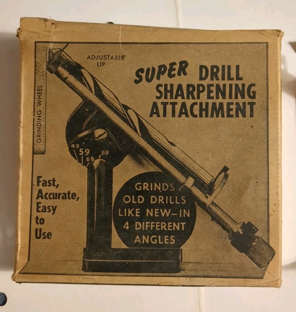 Vintage Super Drill Sharping Attachment #2 A D McBurney