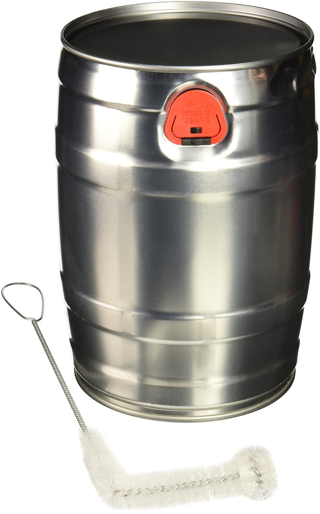 Mini Keg with Cleaning Brush, 5 L