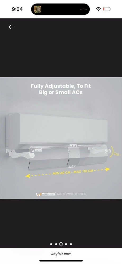 WITFORMS A/C AIR DEFLECTOR
