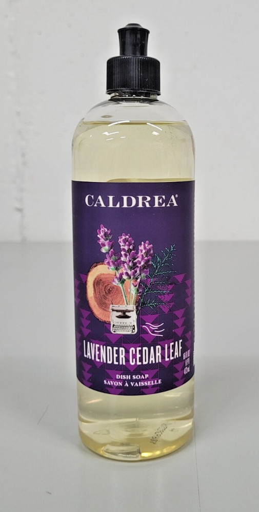 Caldrea Dish Soap, LAVENDER CEDAR LEAF 16 fl oz DISCONTINUED