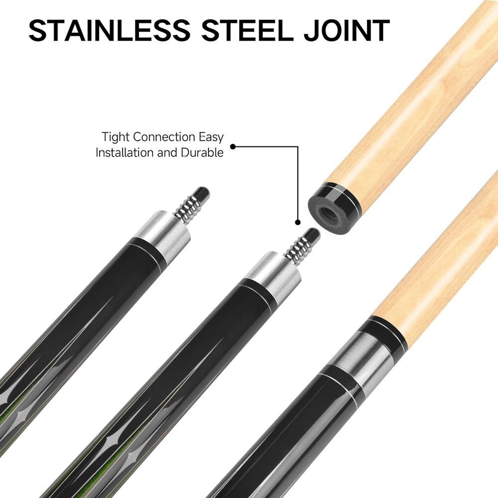 HomeSeason Pool Cue Stick 58" Billiard Cue Sticks