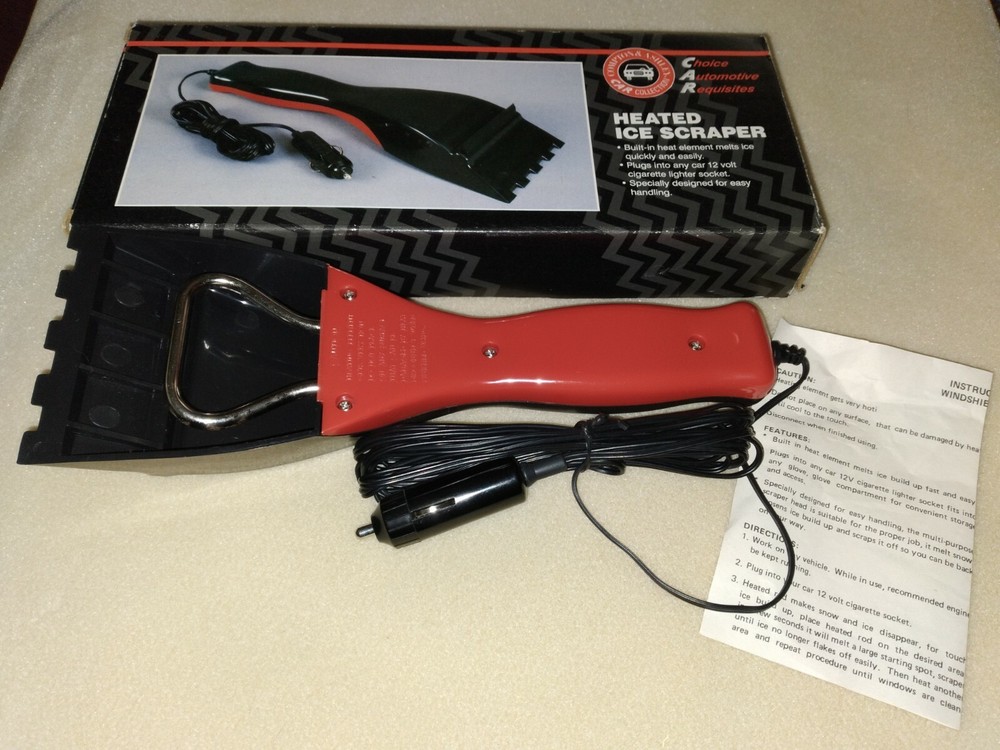 VINTAGE COMPTON & ASHLEY CAR HEATED ICE SCRAPER NIB