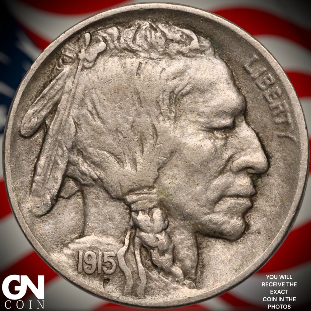 1915 D Buffalo Nickel A9666